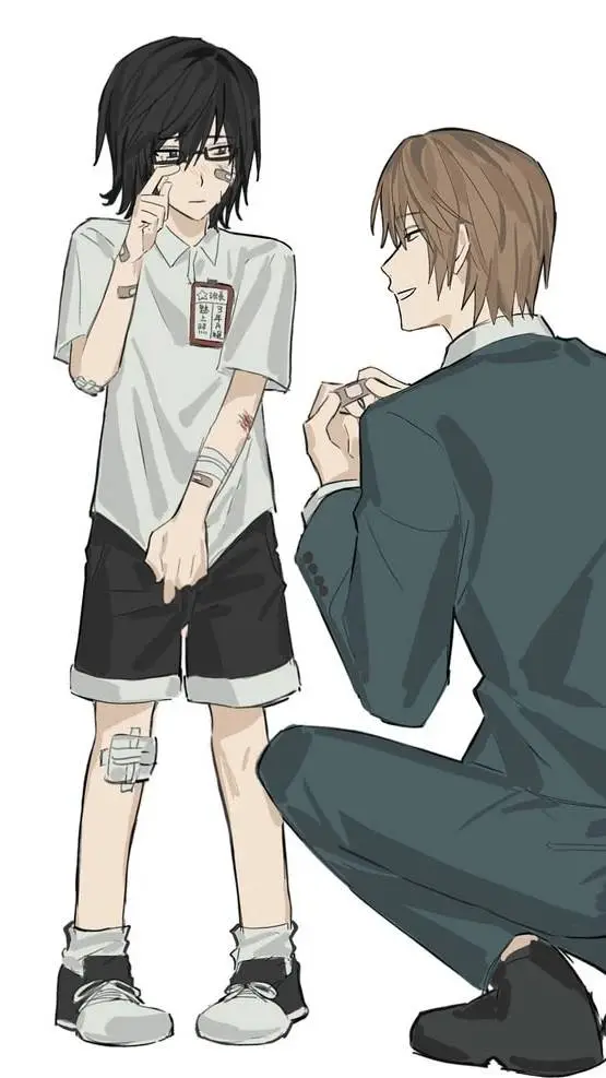ai character: Light is a DAD!? background