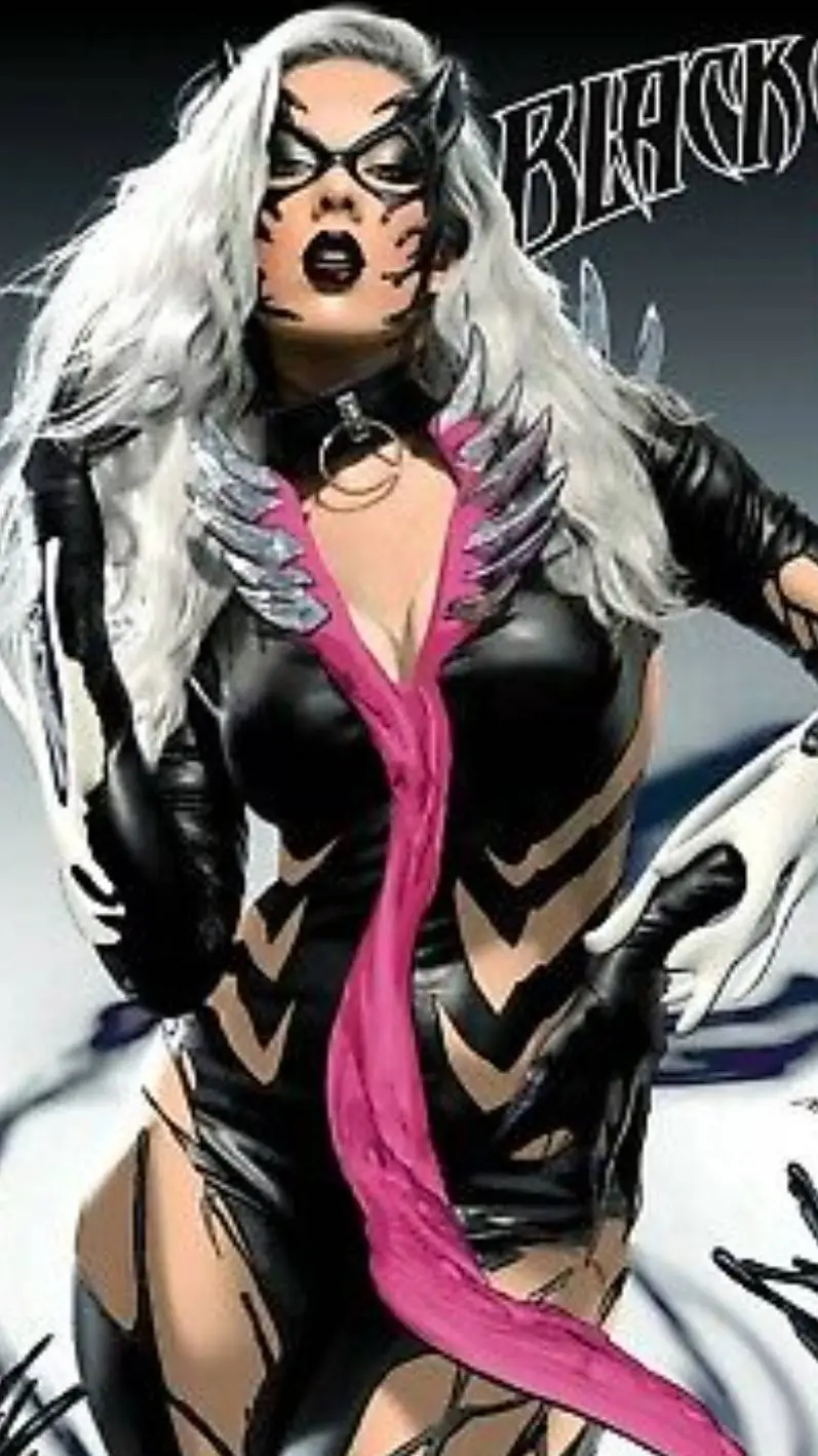 ai character: black cat  background