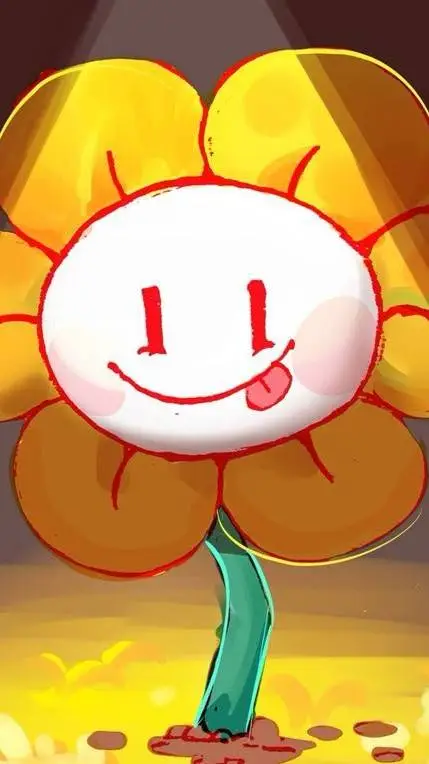 ai character: you're flowey background