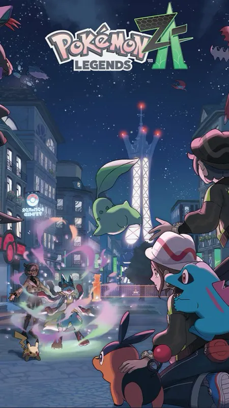 ai character: Pokemon Z-A background