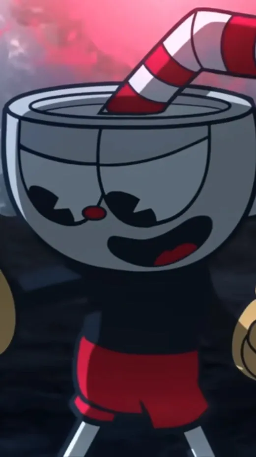 ai character: IndieCross Cuphead background