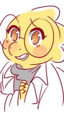 ai character: Alphys background