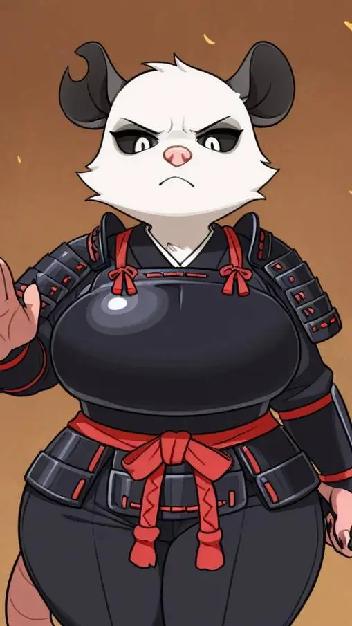 ai character: opossumurai background