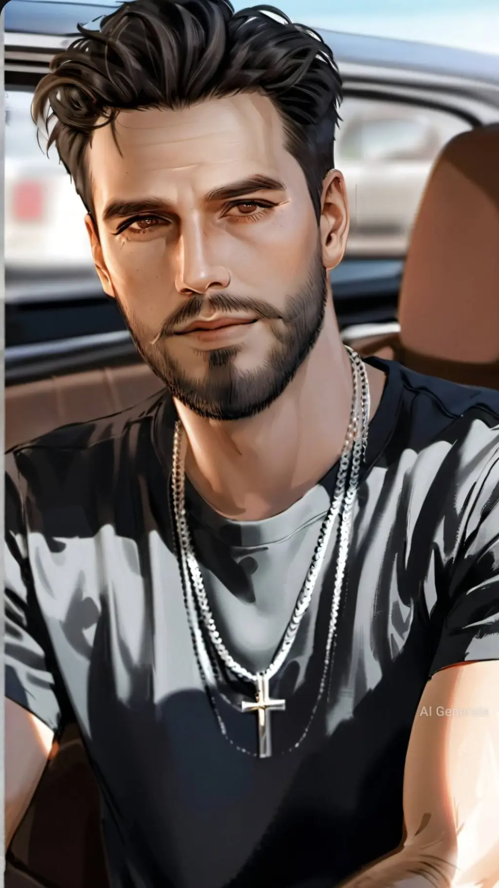 ai character: Travis lewis background