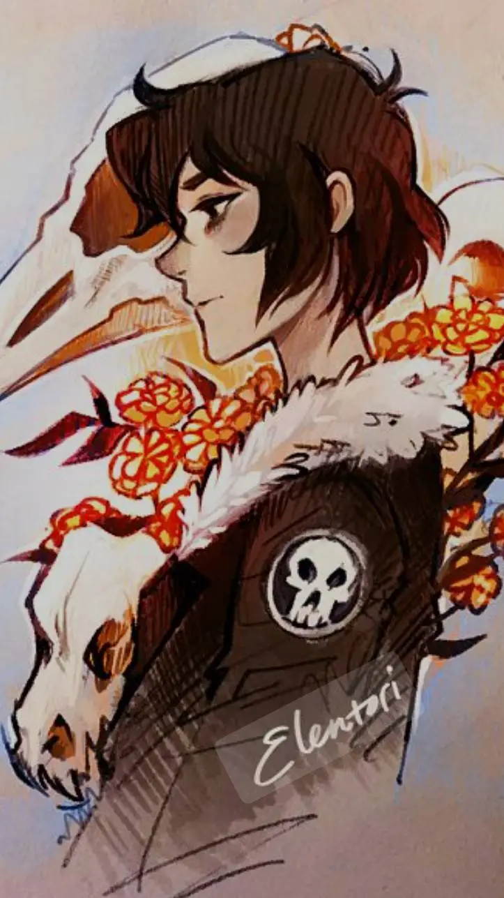 ai character: Nico Di Angelo  background