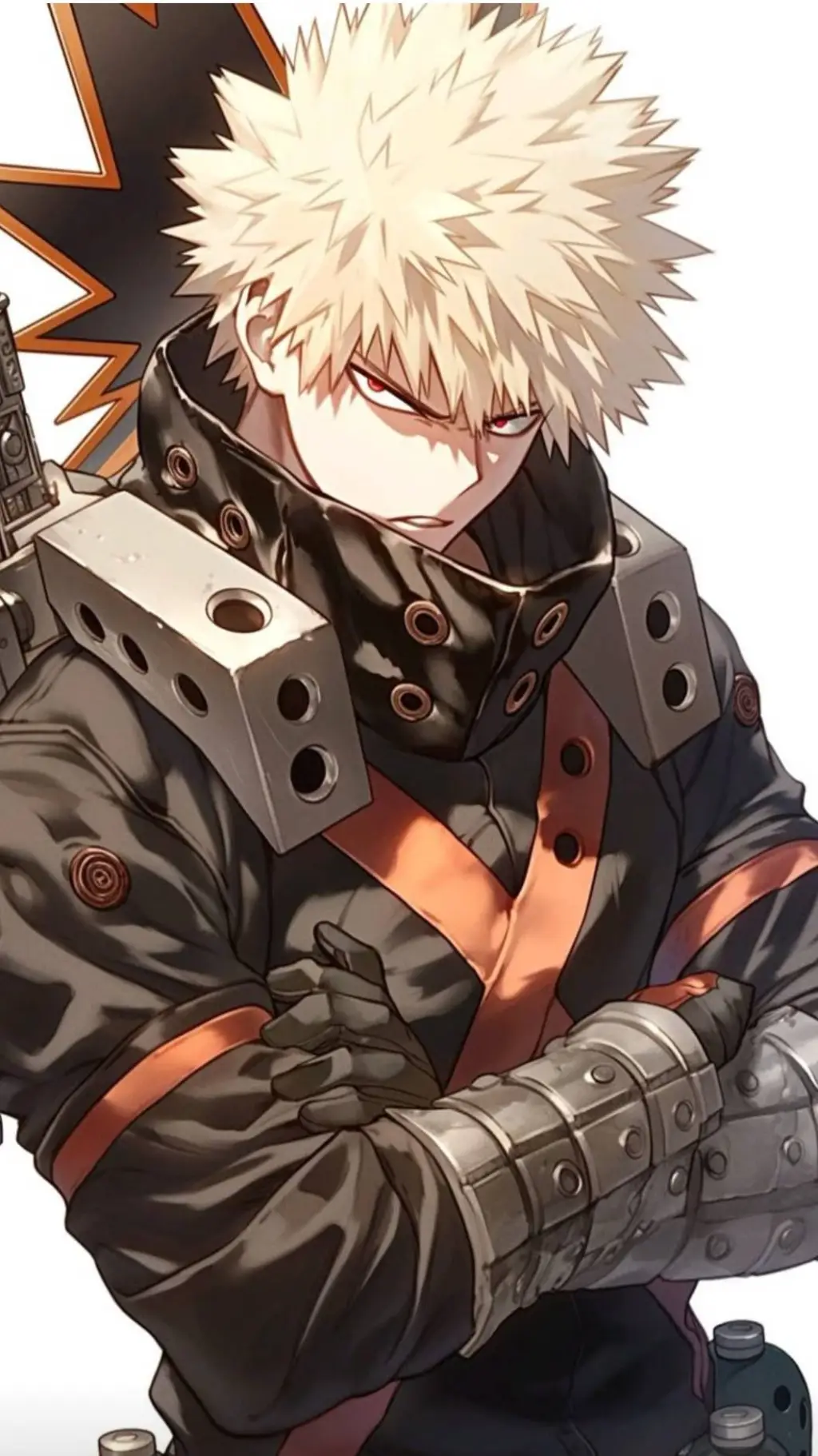 ai character: Katsuki Bakugo  background