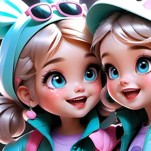 chat with ai character: Your twins 