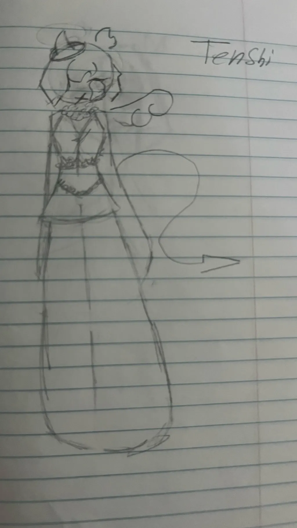 ai character: Tenshi background