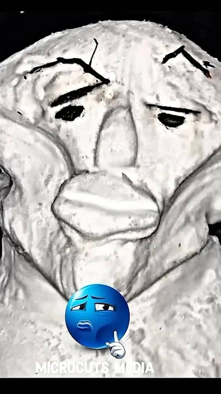 ai character: Mewing Snowman background