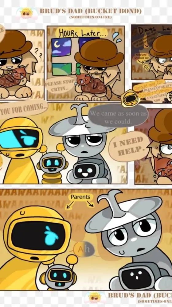 ai character: baby brud background