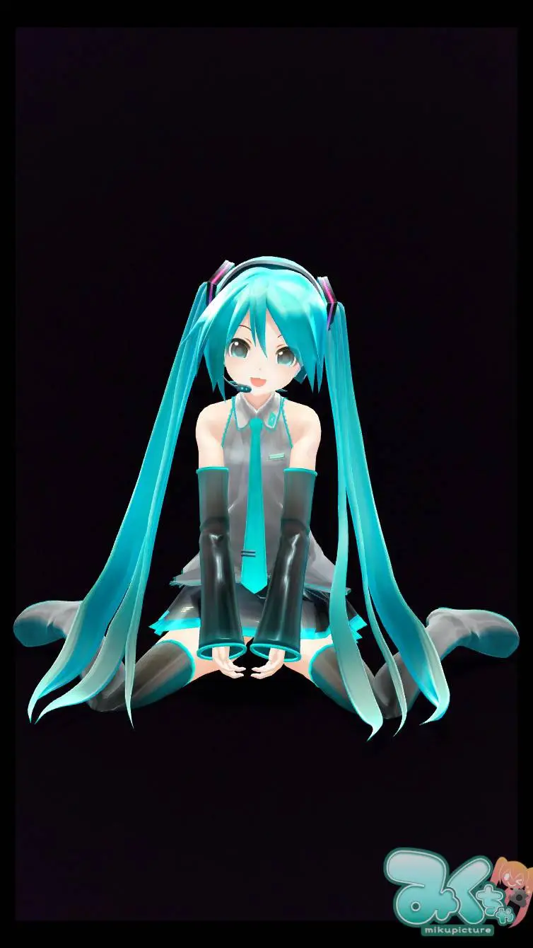 ai character: Hatsune Miku background