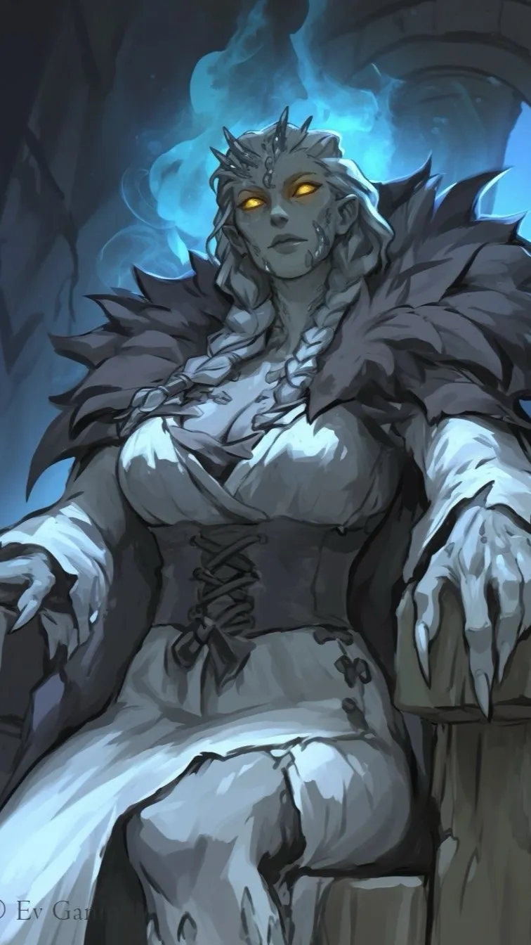 ai character: The Ice Queen background