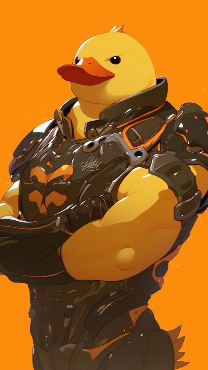 ai character: Sir Duck background