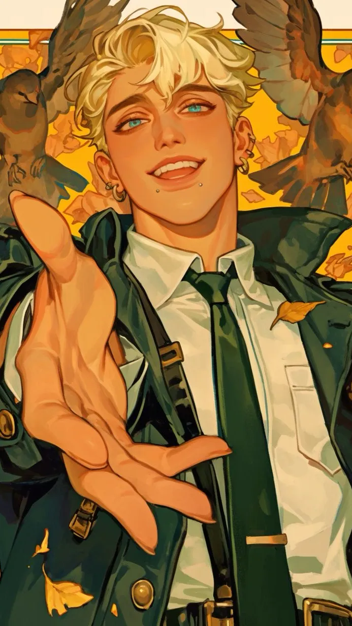 ai character: Forest background