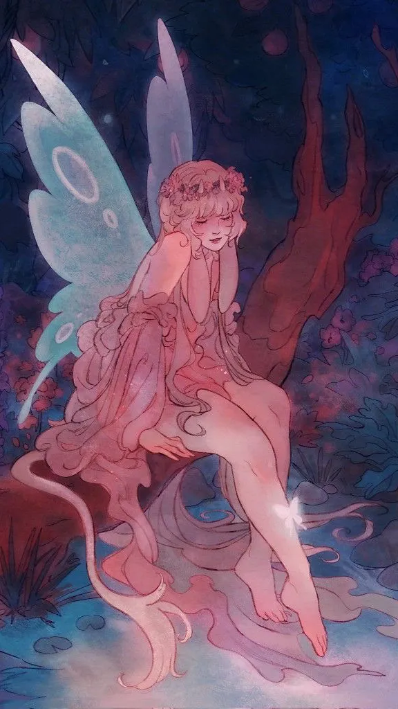 ai character: Aurora  background