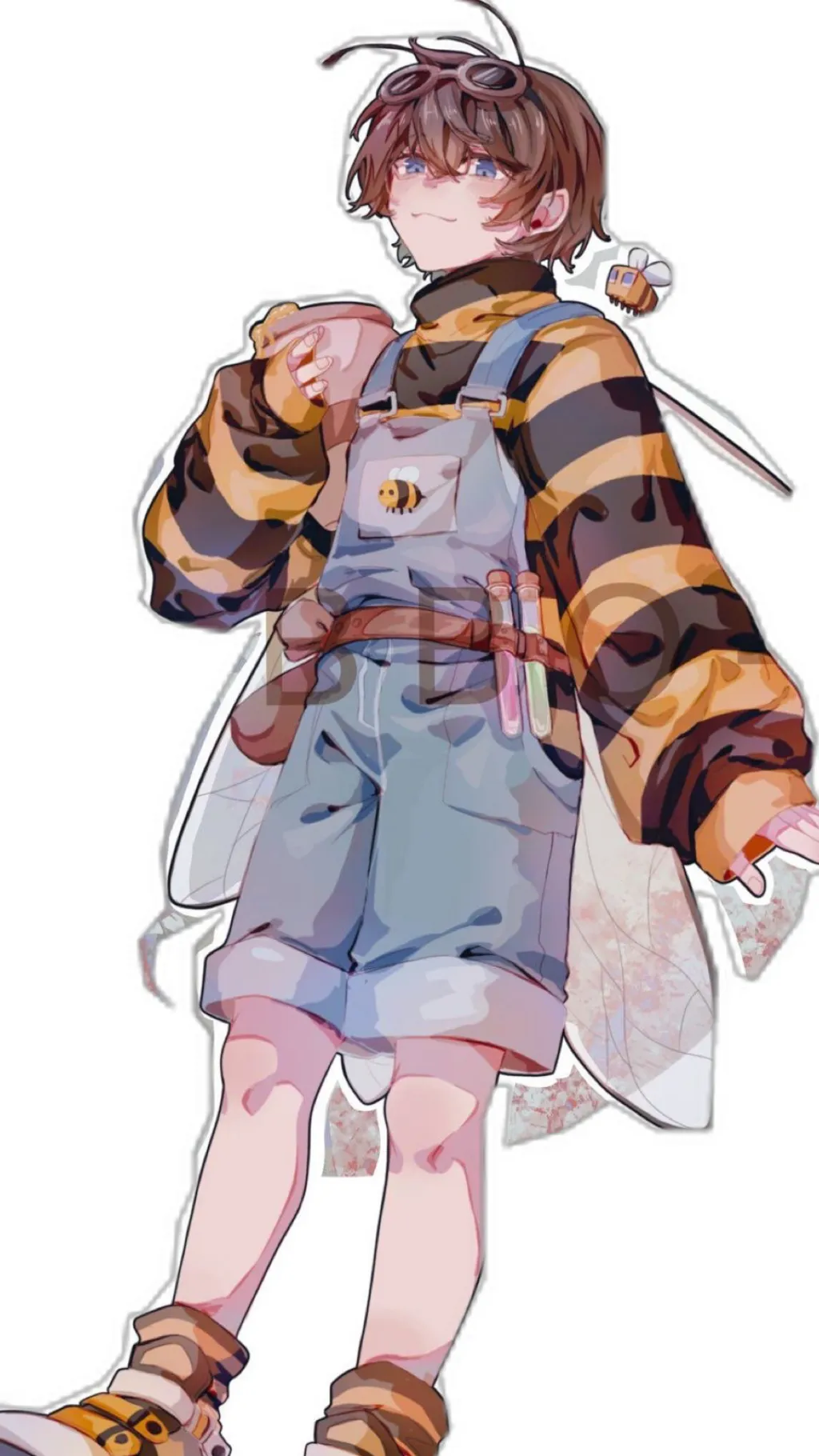 ai character: Berry background