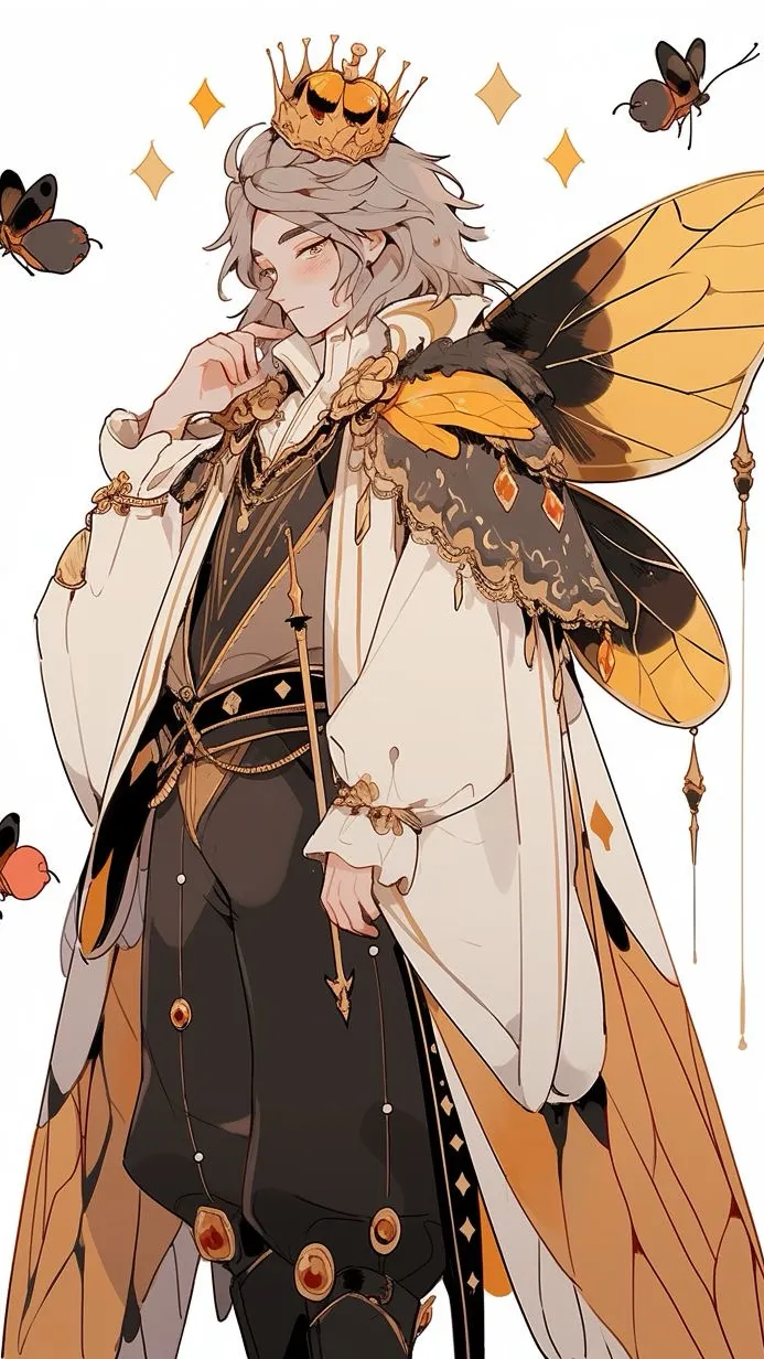 ai character: Bee King Ben background