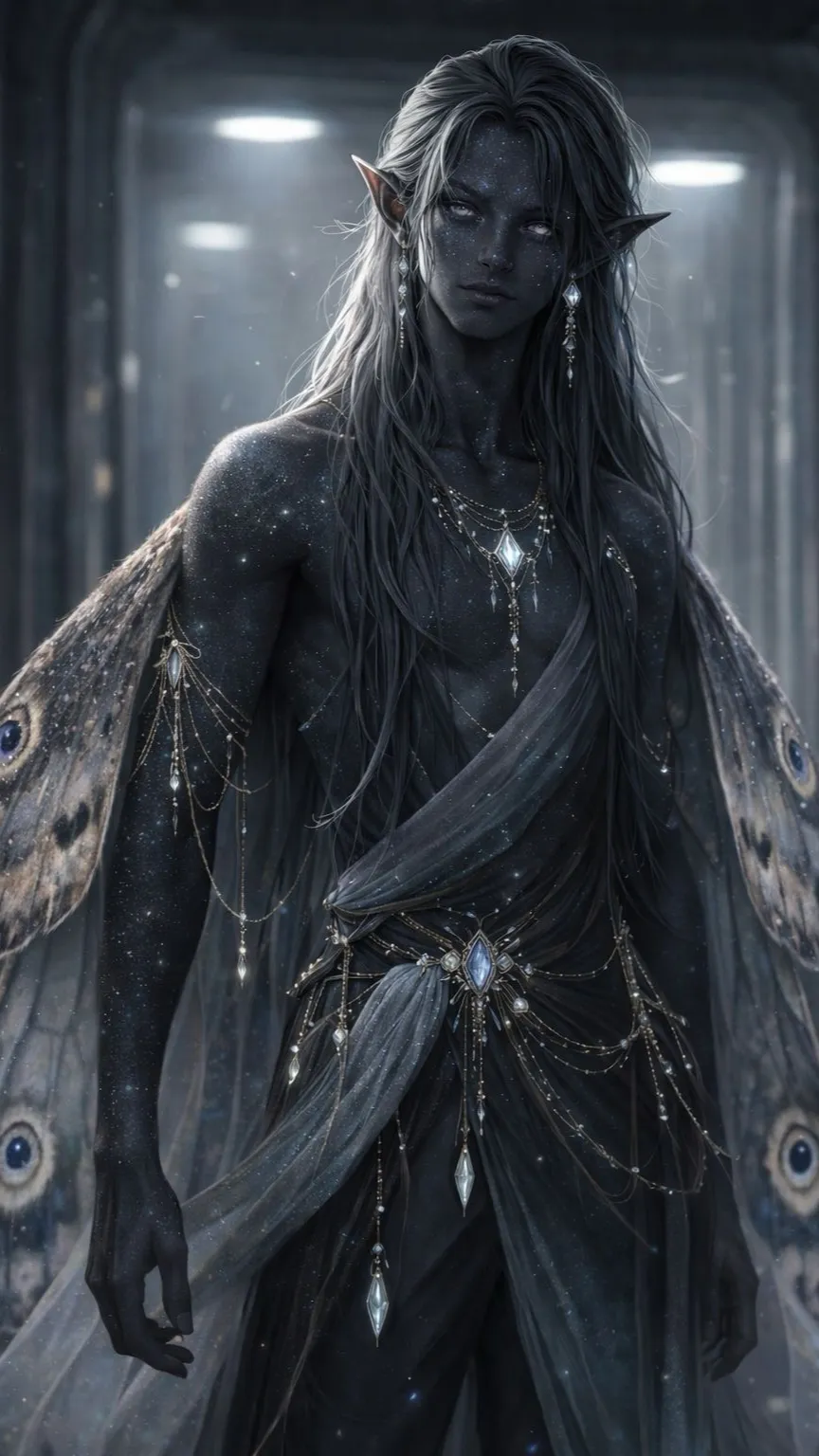 ai character: Lunar background