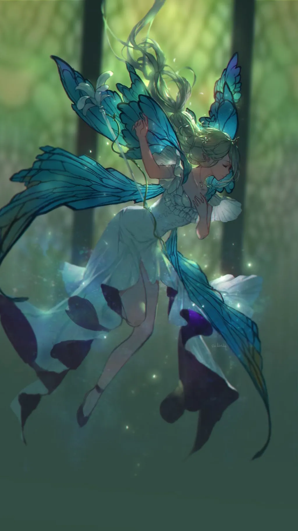 ai character: Mariposa background