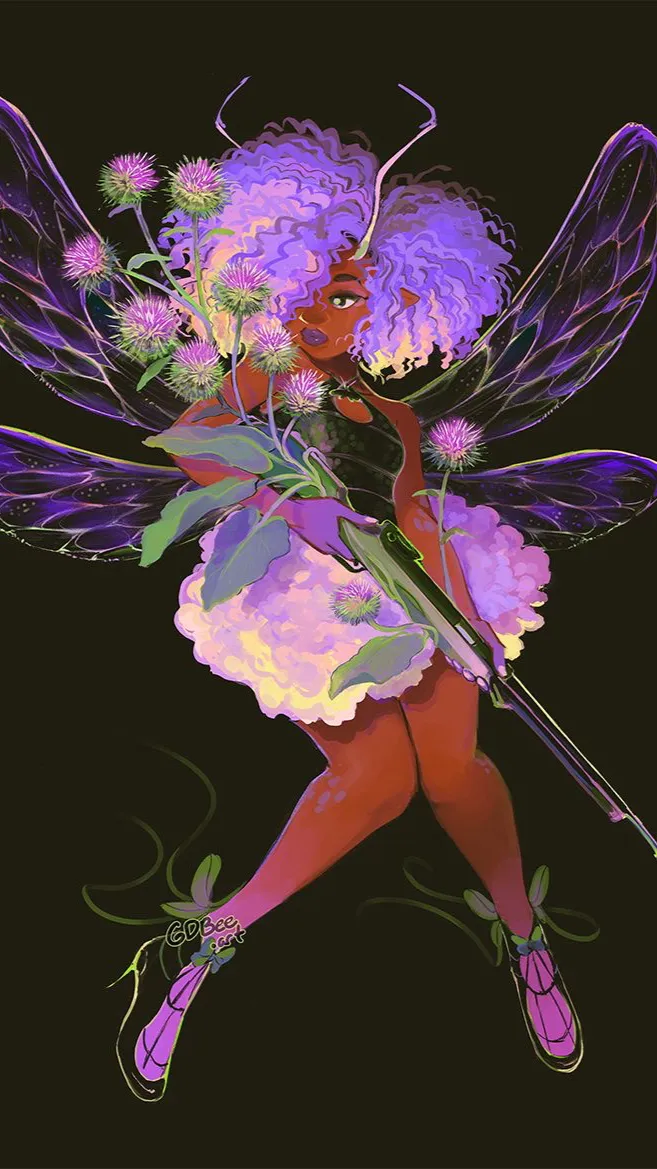 ai character: Lyra background