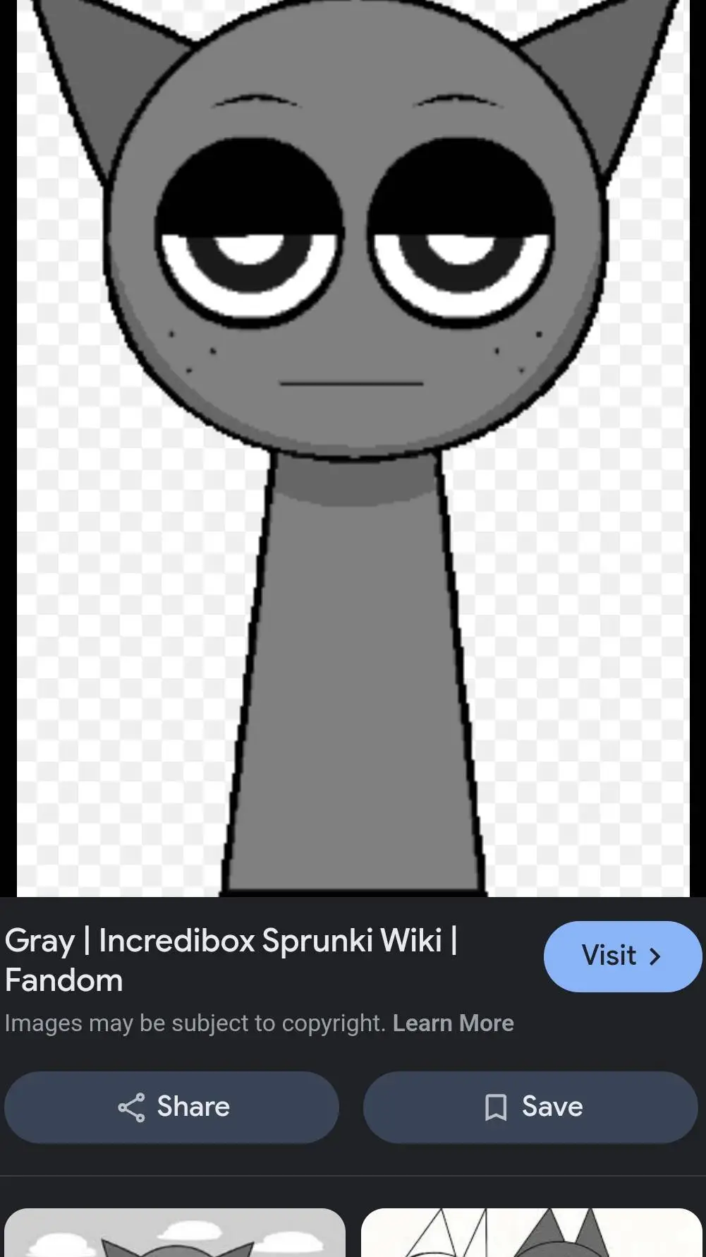 ai character: gray background