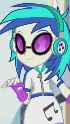 ai character: DJ Pon 3 background