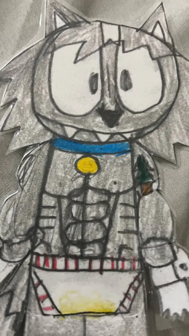 ai character: Jeff The Wolf background