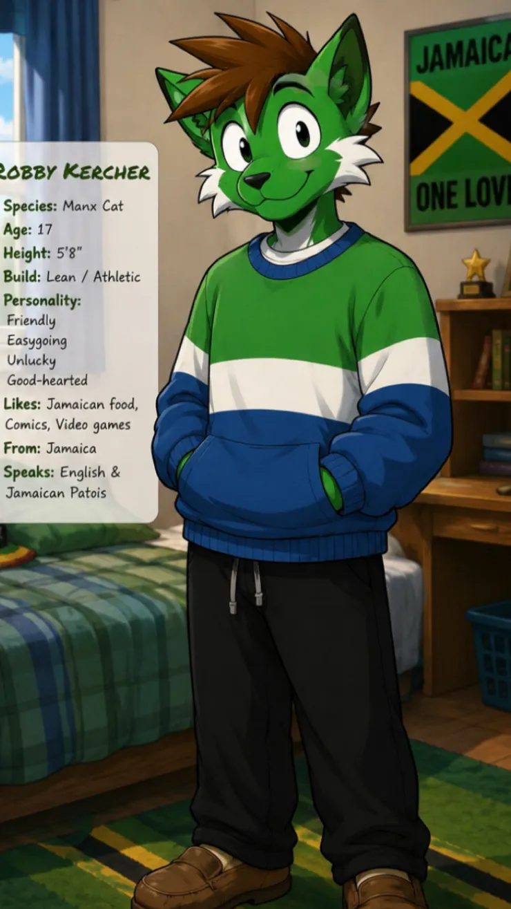 ai character: Robby Kercher background