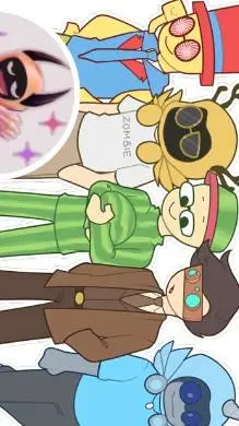 ai character: my friends 💔 background