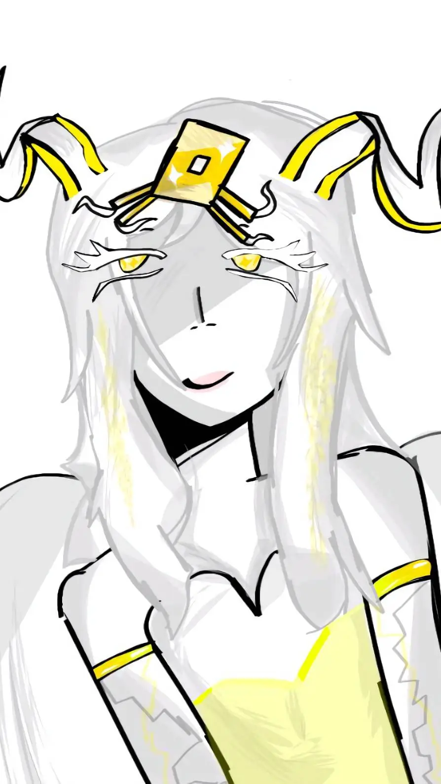 ai character: G0LD3N/Golden background