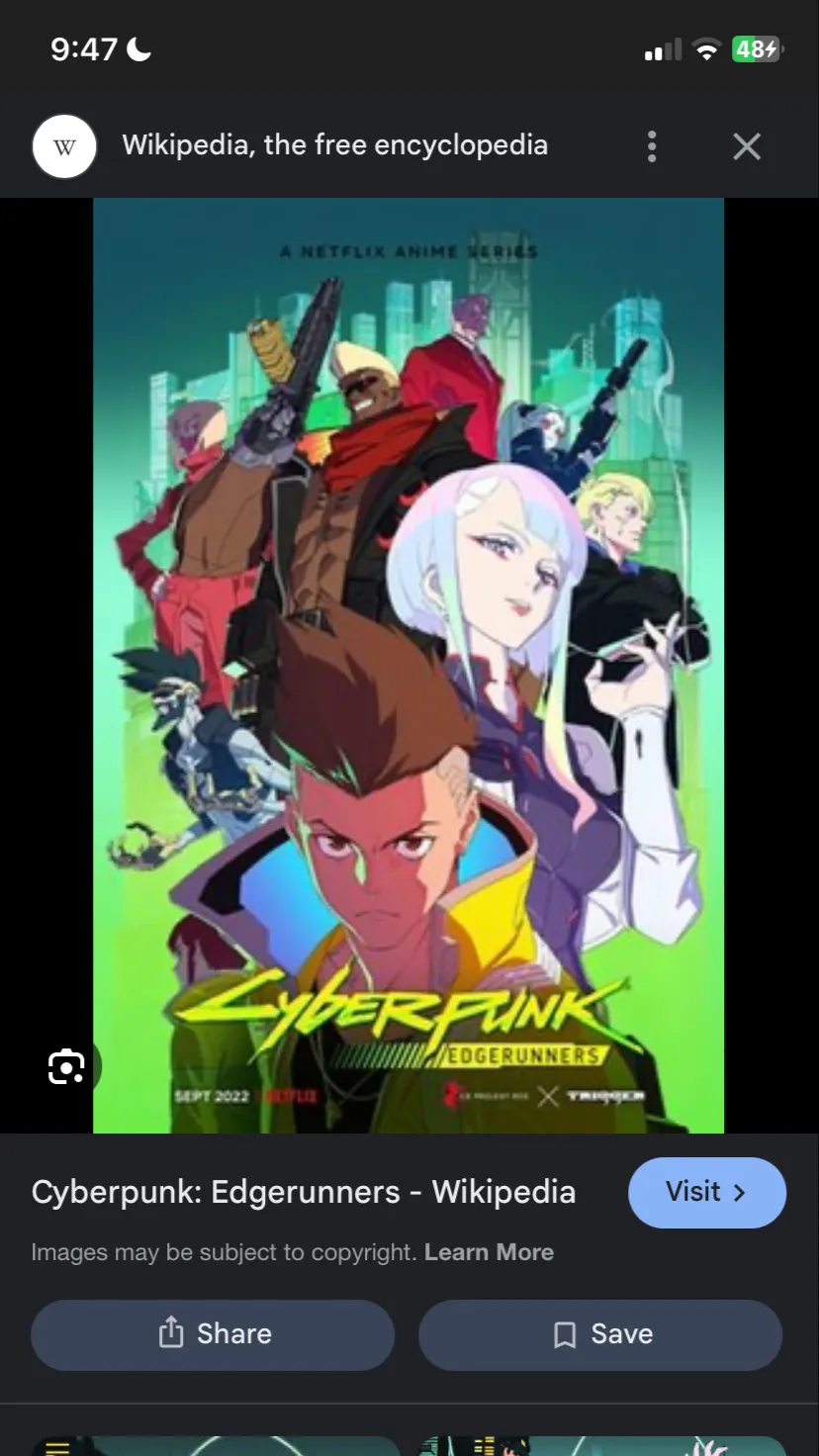 ai character: Edgerunners background