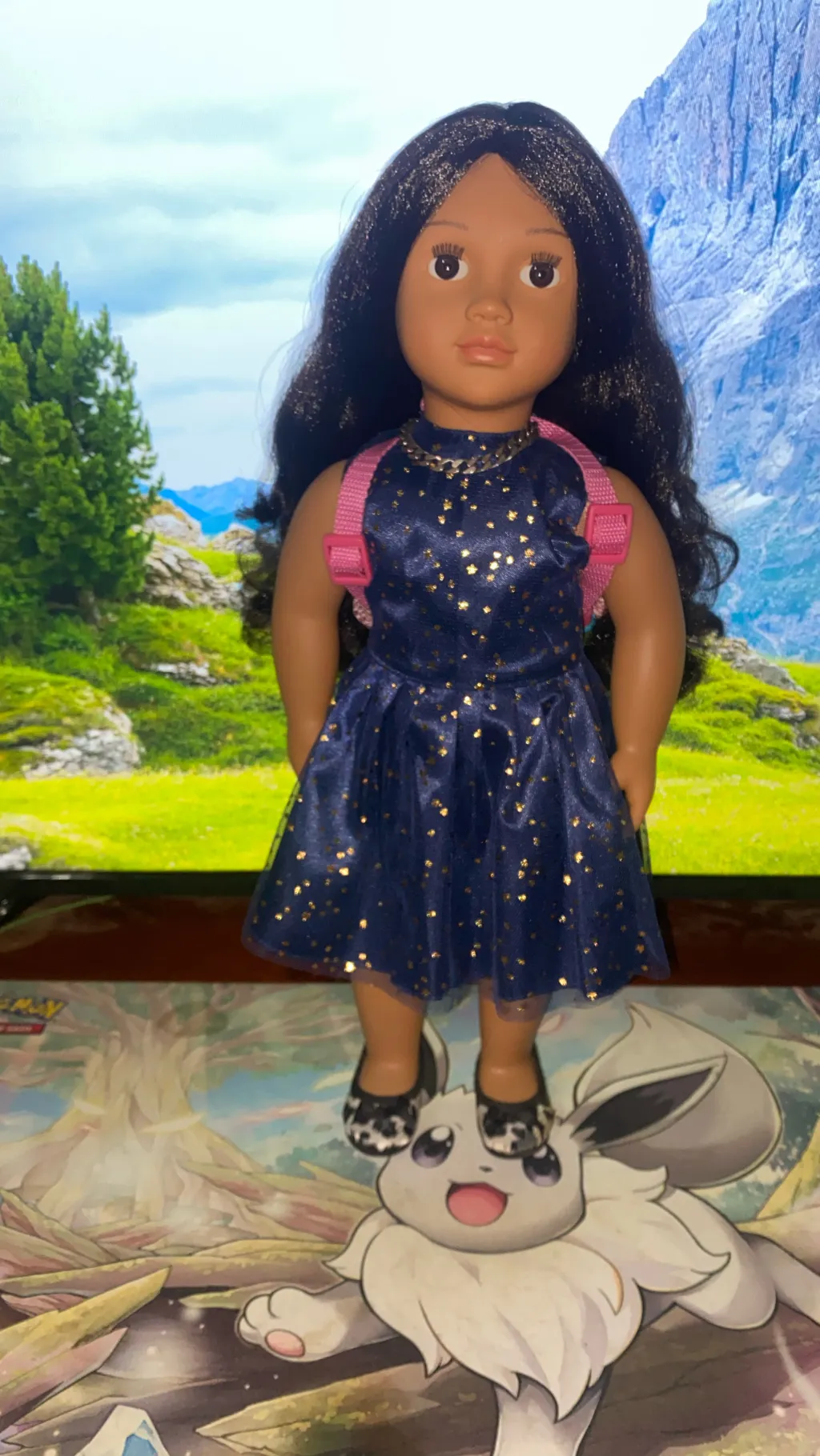 ai character: Abril background