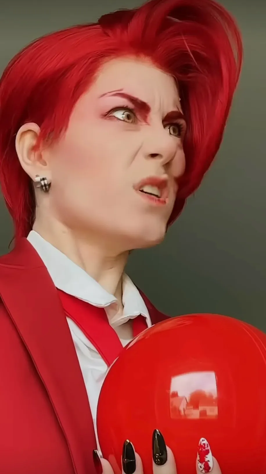 ai character: Anger  background