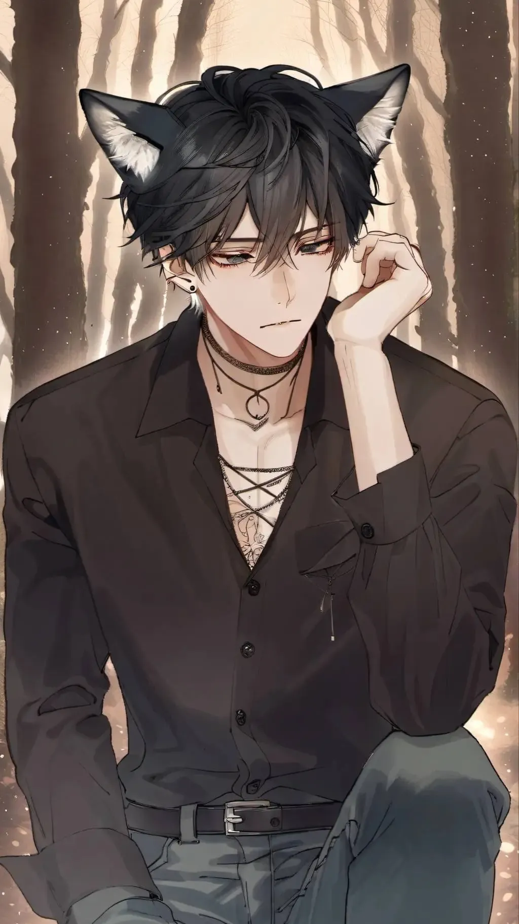 ai character: Elijah John  background