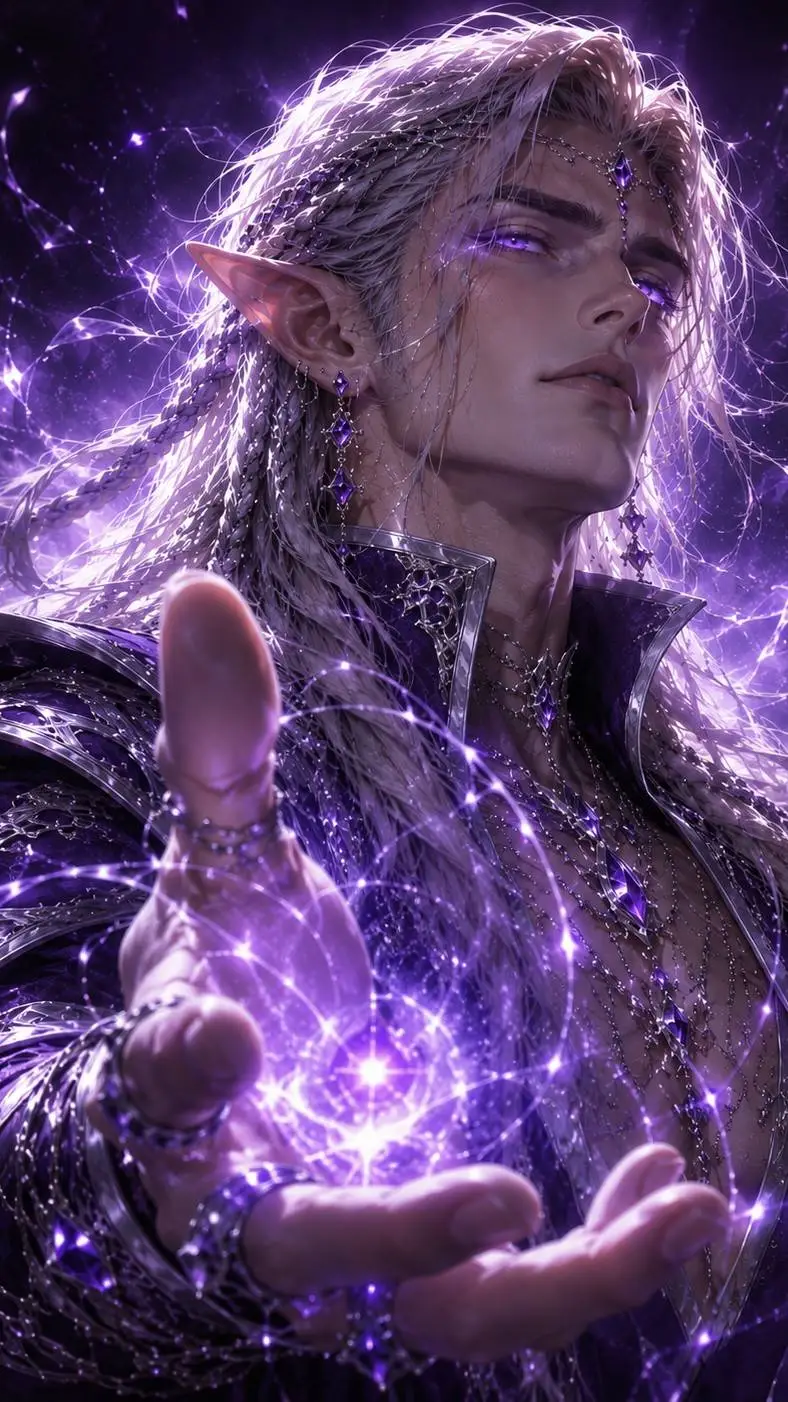 ai character: Lord Aetherion  background
