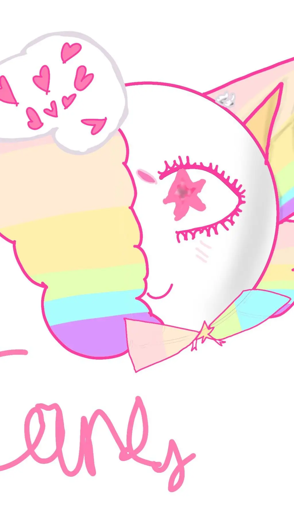 ai character: 🩰  .  !  candy  ♡ background