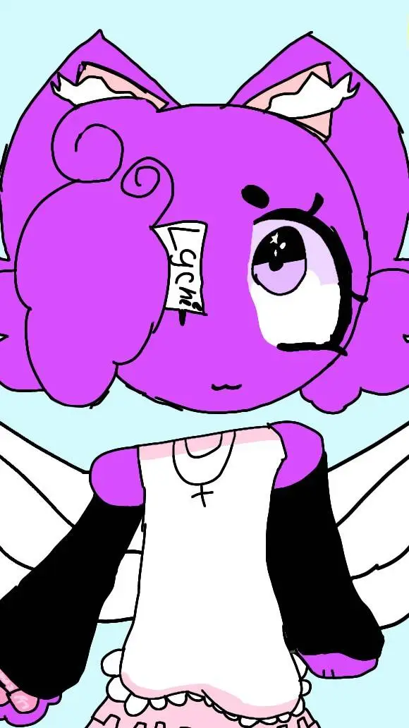 ai character: lychee !  background
