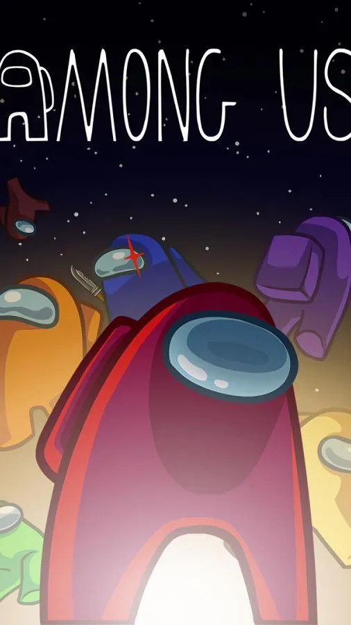 ai character: AMONG US background
