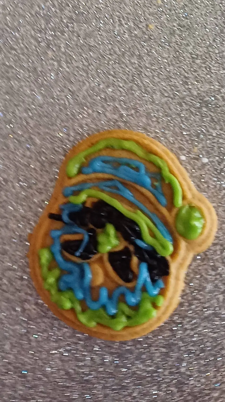 ai character: cookie background