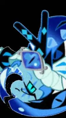 ai character: shadow milk cookie background