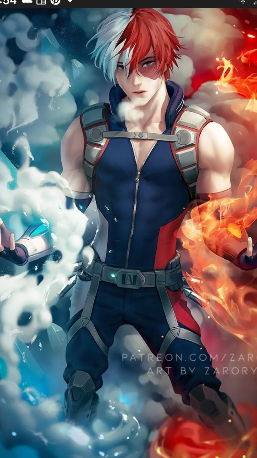 ai character: todoroki background