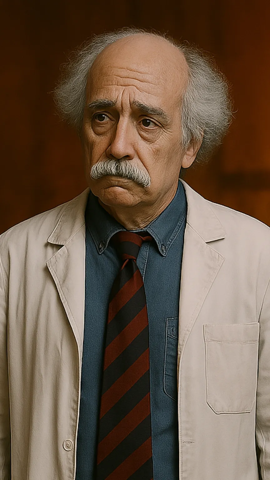 ai character: Dr. Einstein  background