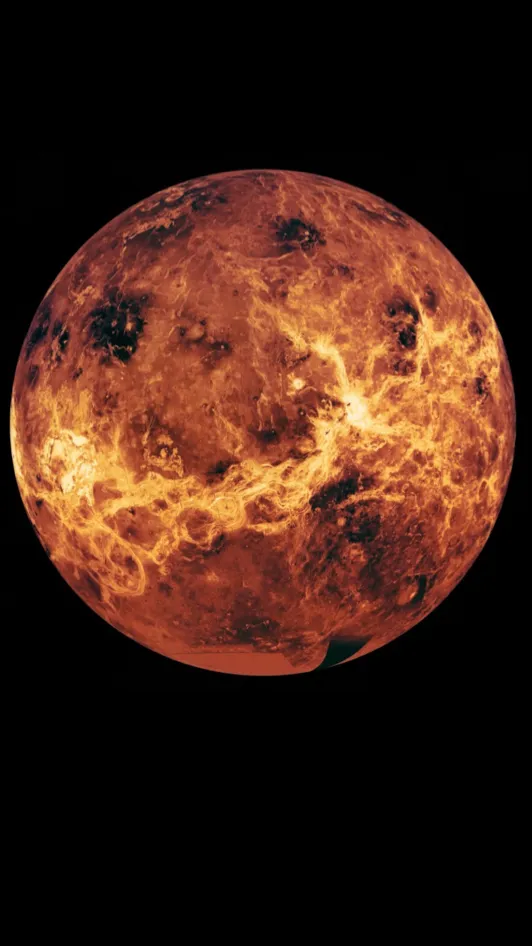 ai character: Planet Venus background