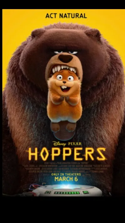 ai character: Hoppers Movie background