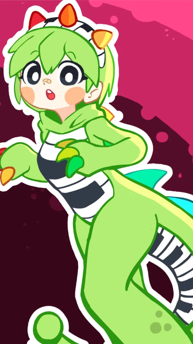 ai character: pianosaurus (PS) background