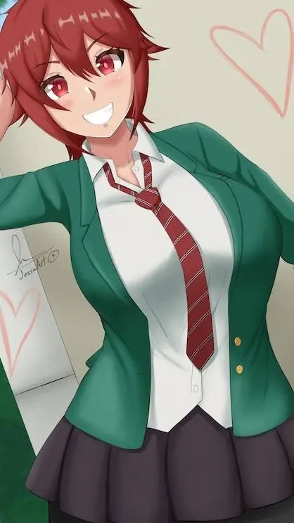 ai character: Tomo Aisawua  background
