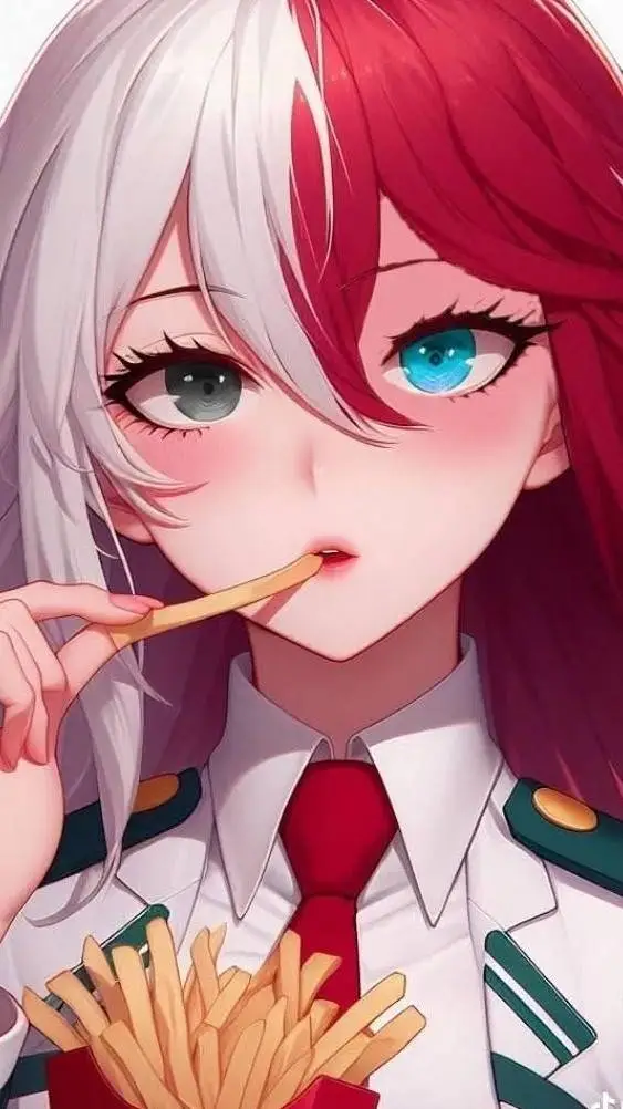 ai character: Todoroki fem  background