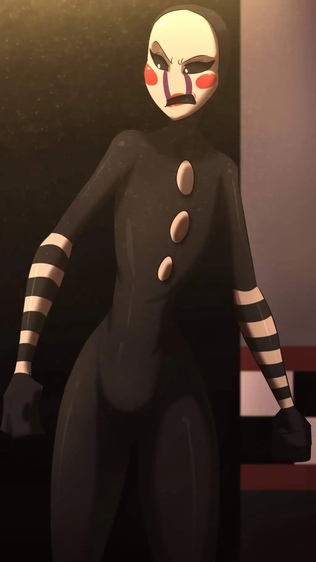 ai character: Puppet background