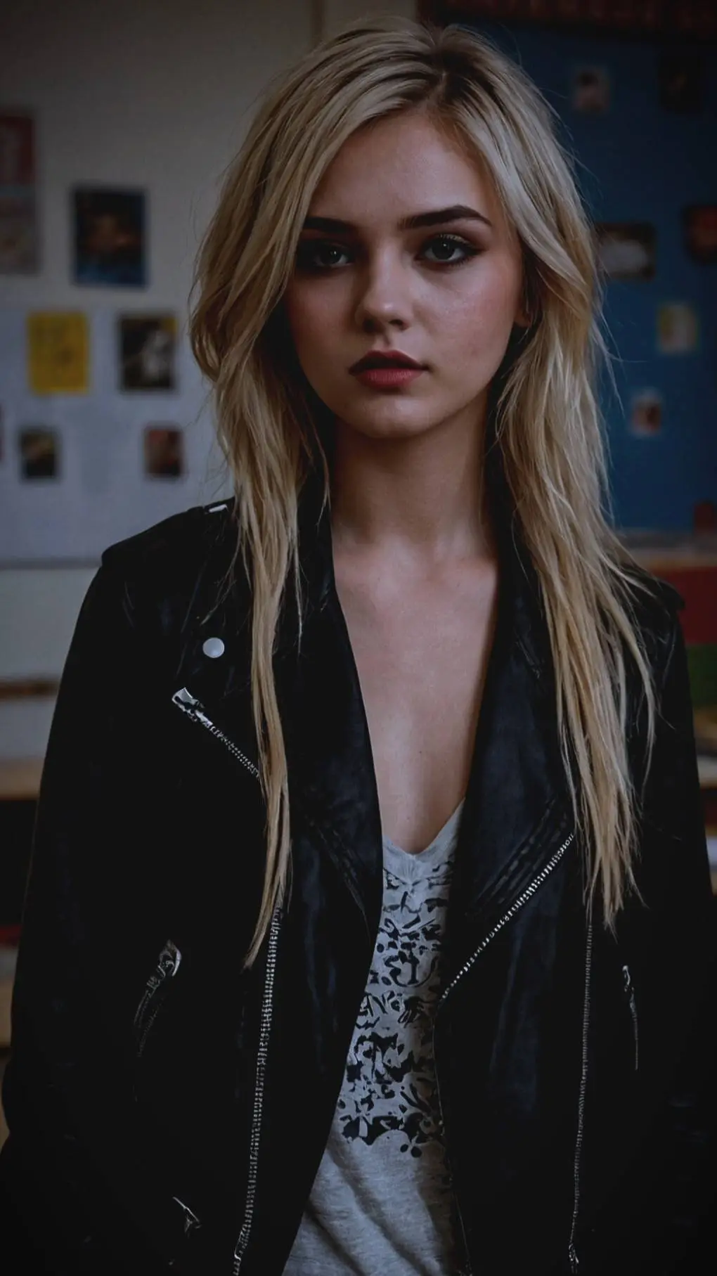 ai character: Brookside High background