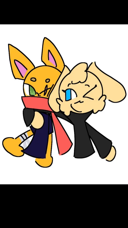 ai character: My 2 ocs:) background